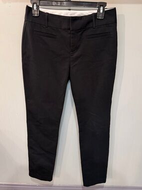 Calvin Klein Mid-Rise Ankle Black Dress Pants